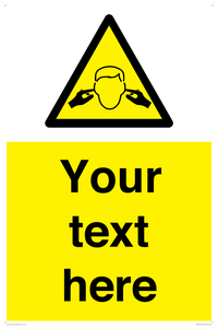 Custom Noise Hazard Sign